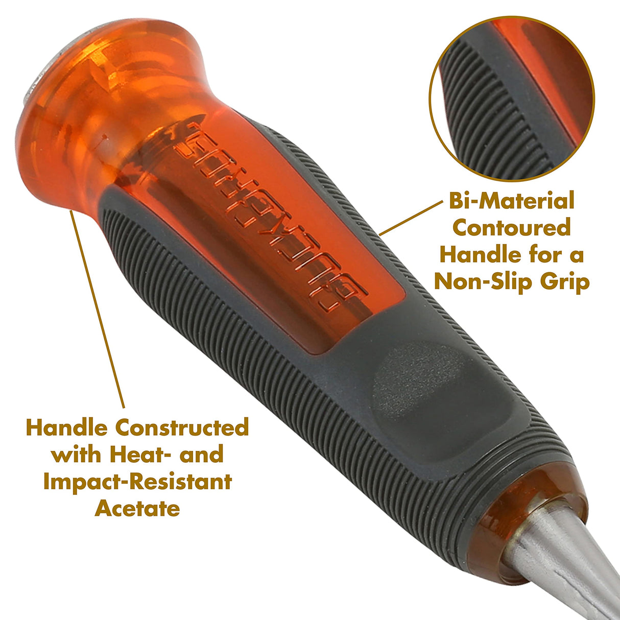 Buck Brothers 74818 Pro Full Tang Wood Chisel – 1-1/2" (38MM) Buck Knives