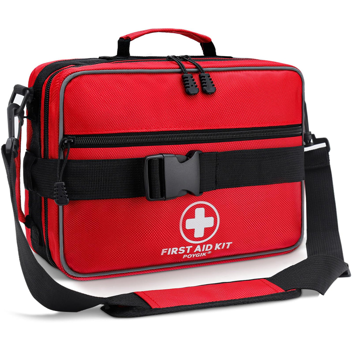 Poygik Premium 420 Piece Large First Aid Kit for Home, Car, Travel, Camping, Truck, Hiking, Sports, Office, Vehicle & Outdoor Emergencies - Emergency Poygik