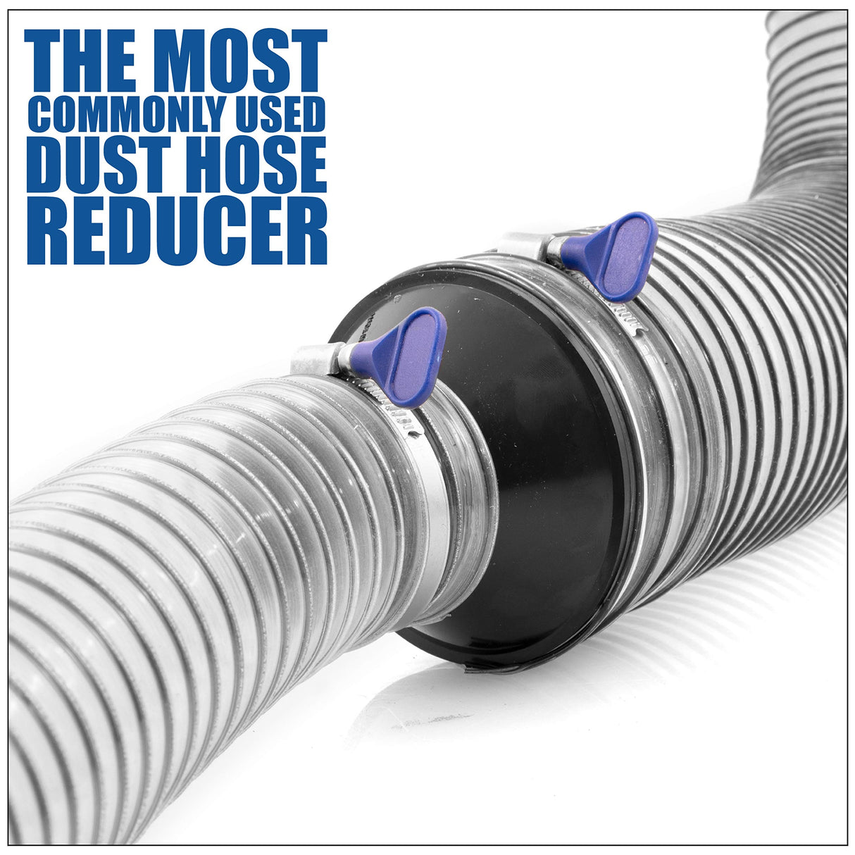 Fulton 4 inch to 2 1/2 inch Reducer Fitting for Dust Collection Hose to Hose Connections and 4 Inch Port Connections on Larger Machinery Fulton