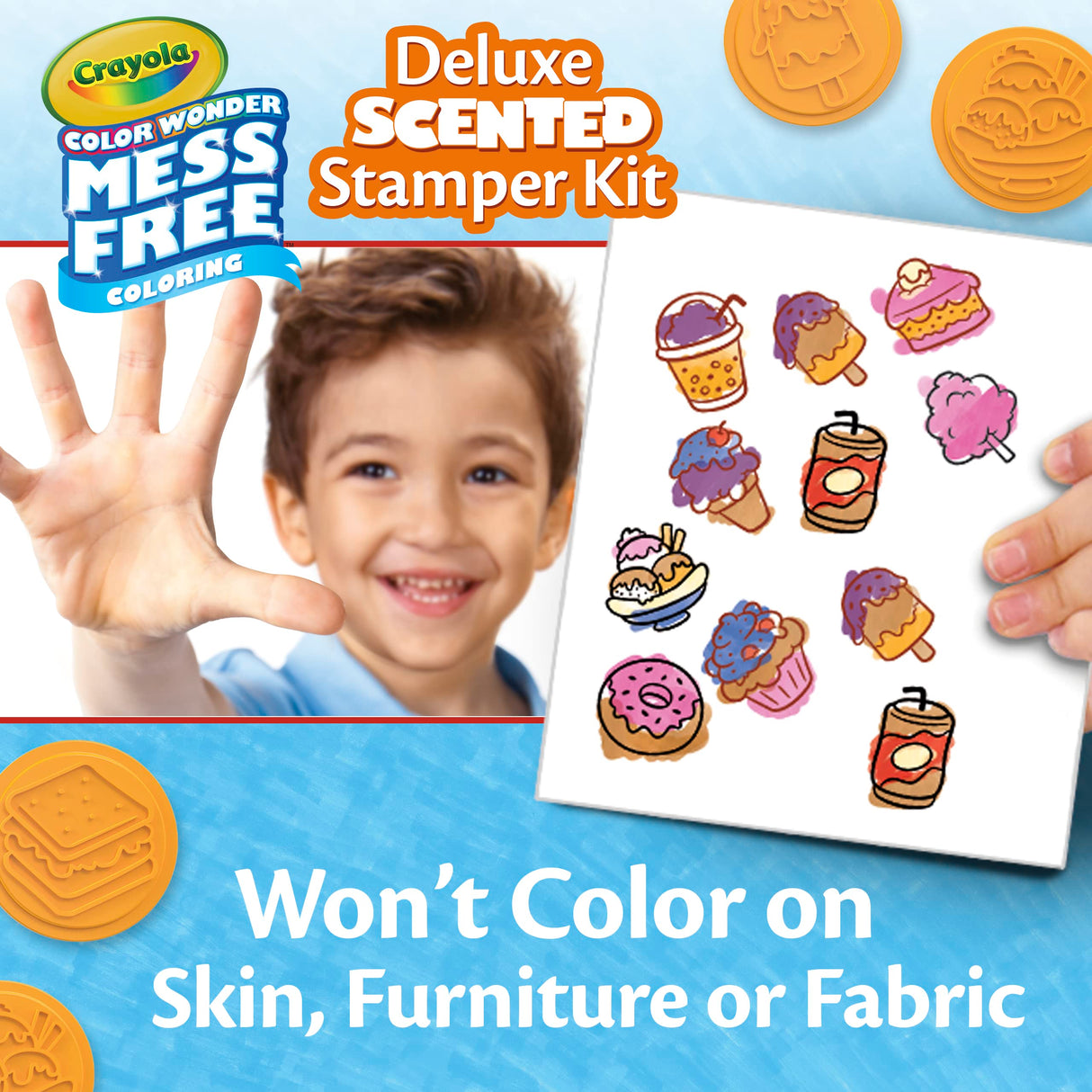 Crayola Color Wonder Mess Free Coloring Set, 50 Blank Coloring Pages, Scented Color Wonder Stamps and Markers, Refill Set Crayola