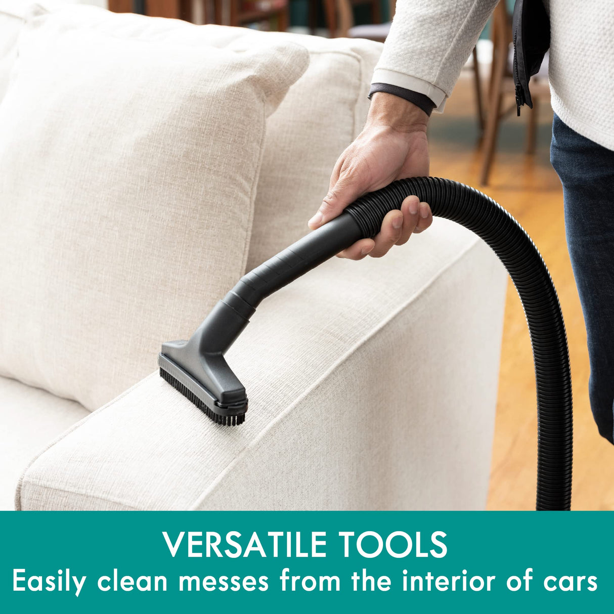 Kenmore KW3030 Wet Dry Canister 3.2 Gallon 2.5 Peak HP Shop Vacuum Cleaner with Extension Wands Tool Storage & Wall Bracket for Garage, Car, Home & Kenmore