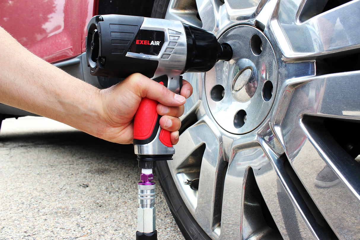 Milton EX4405KIT (44-Piece Professional Air Tool Accessory Kit) - Impact Wrench, Air Ratchet, Die Grinder, Blow Gun, Air Hammer, Dual Air Chuck, Tire Milton