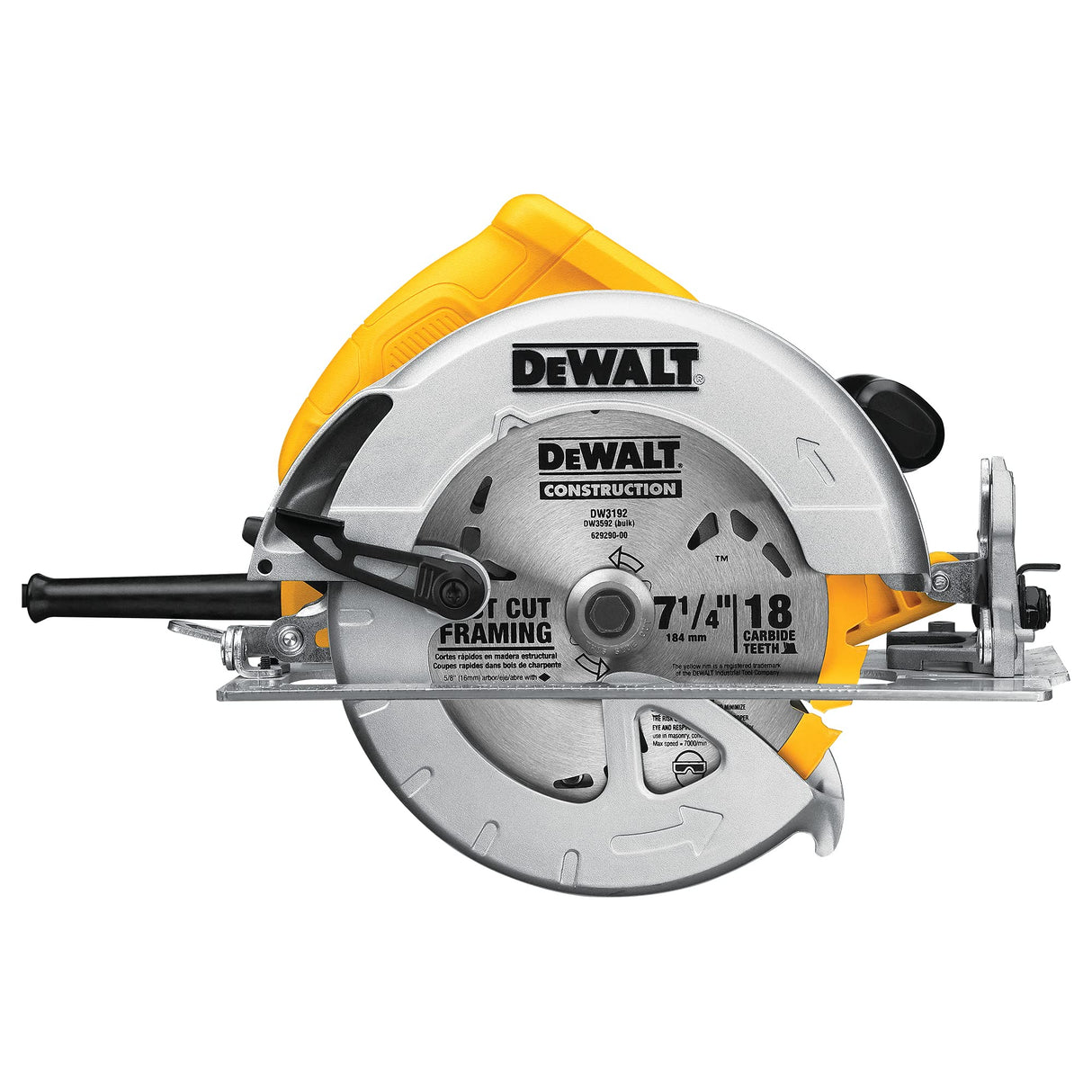 DEWALT 7-1/4-Inch Circular Saw, Lightweight, Corded (DWE575) DEWALT