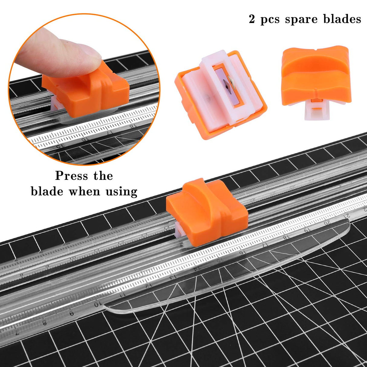 Famomatk 23PCS Weeding Tools for Vinyl, Craft Weeding Tools Set with 12Inch Paper Cutter and Trimmer for Famomatk