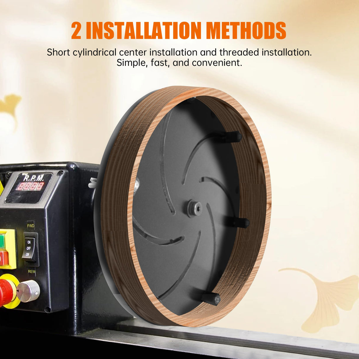 CNCTOPBAOS 12" 12 Inch Woodworking Lathe Chuck Self-Centering Centrifugal,300mm M33*3.5 Thread Longworth Chuck,Aluminum Alloy Wood Rotary Lathe Chuck CNCTOPBAOS