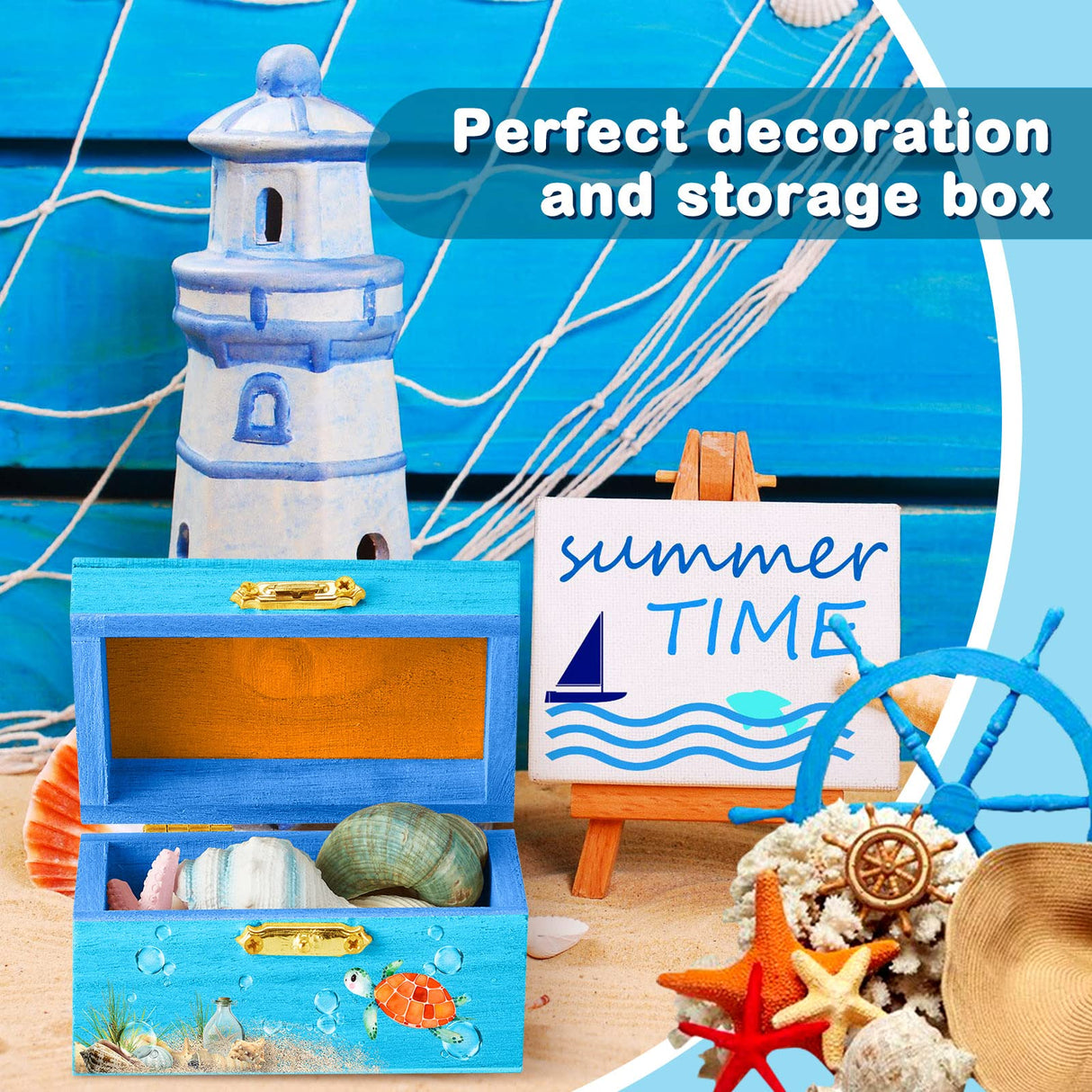 Leinuosen 15 Pcs Small Wooden Boxes with Hinged Lids 3.5 x 2.2 x 1.9 Inch Unfinished Wooden Treasure Chest Box 10 Pcs Paint Brushes with 2 Sheets Leinuosen