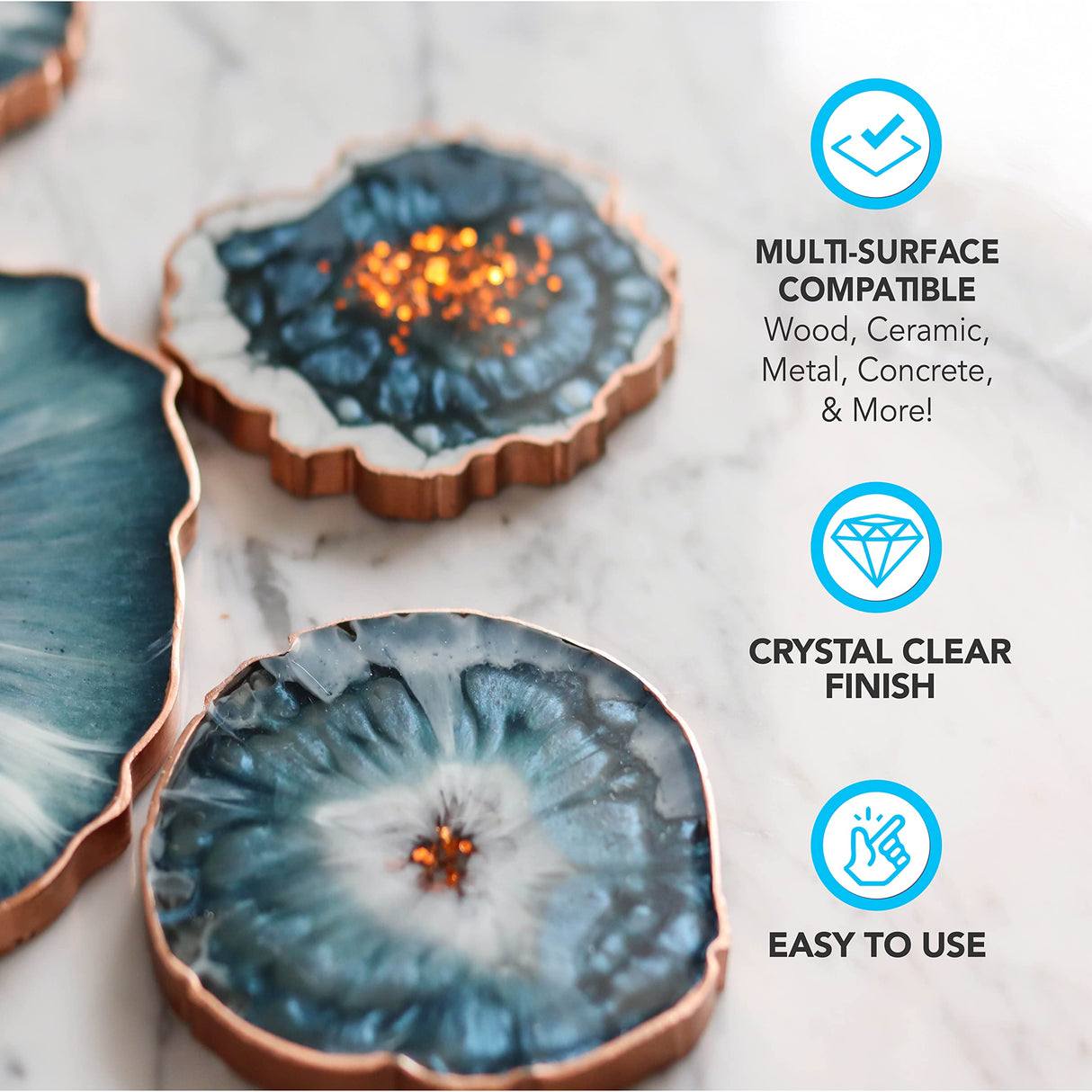 Promise Epoxy - 32 Ounce Kit of Pro Polish (16oz) & Cleaner (16oz), Specially Formulated for Epoxy Resin & High Gloss Finishes, Removes Scratches & Incredible Solutions