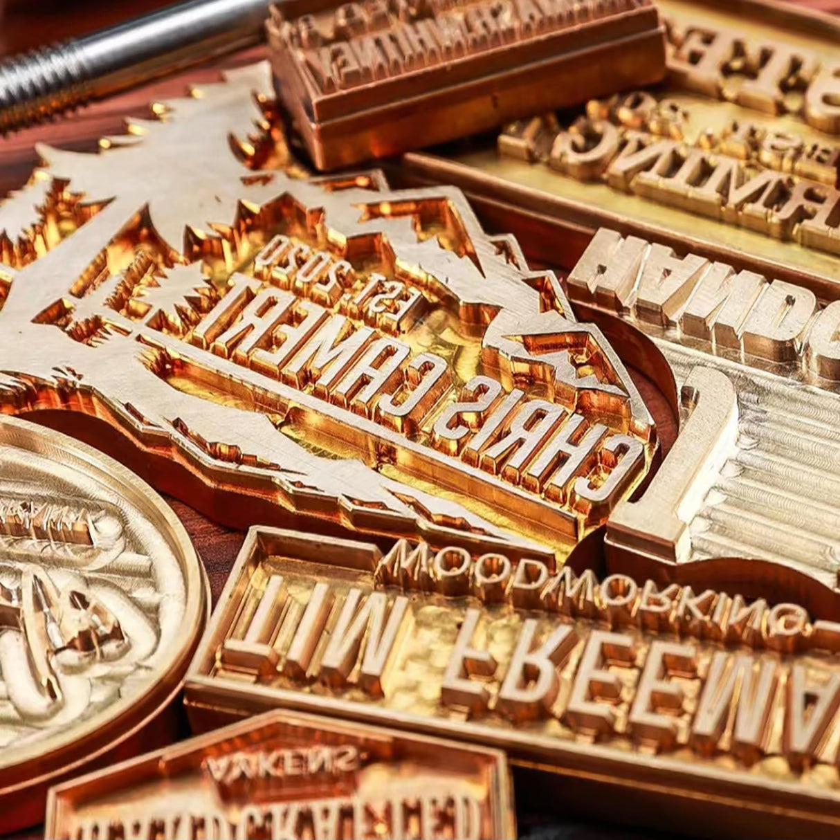 Custom Wood Branding Iron – Unique Handcrafted Brand Stamp for Woodworking by Arokimi (1"x1") Arokimi