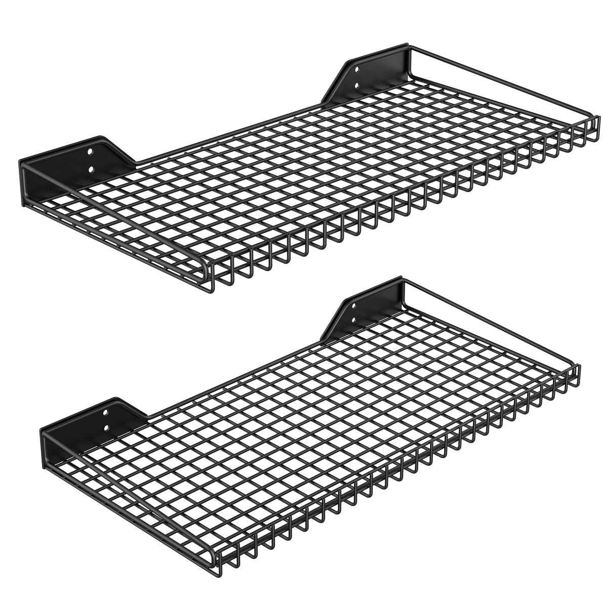 Ultrawall Wall Mounted Shelf for Garage, 2 Pack 23.5inch x 12inch Metal Shelf Rack, Heavy-Duty Wall Shelves Suitable for Shop, Shed, Garage Storage Ultrawall