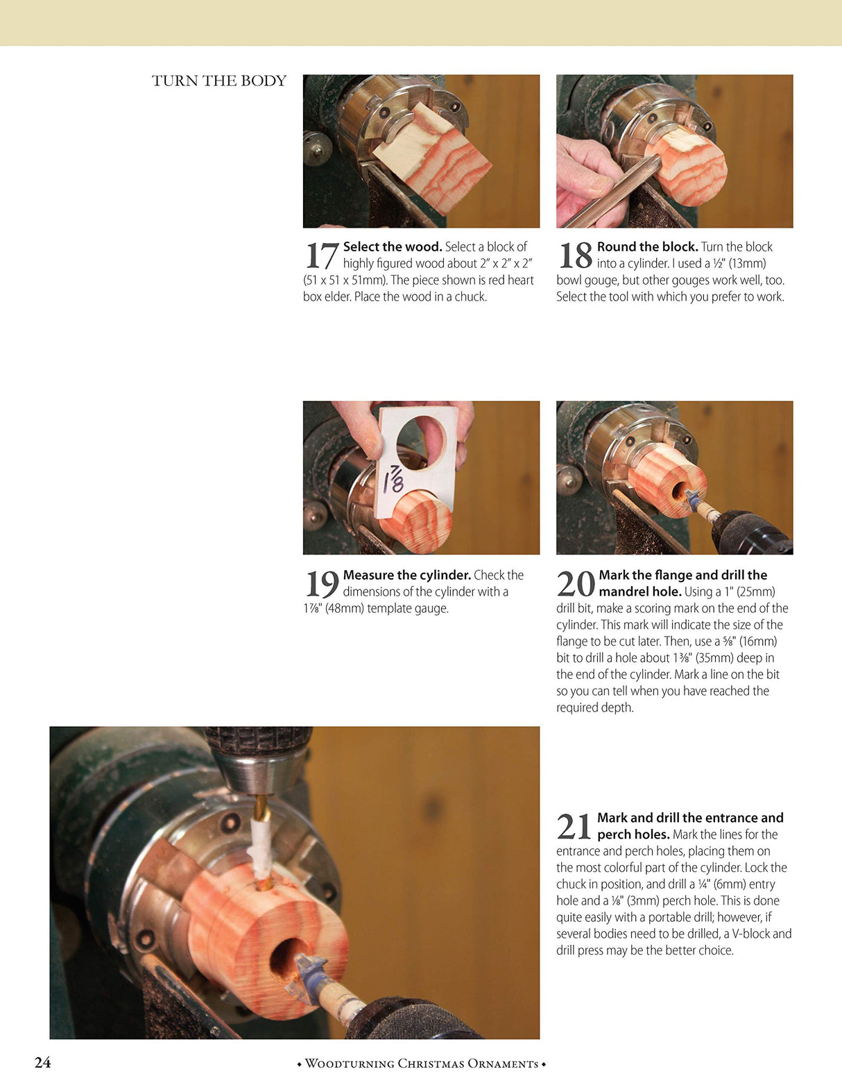 Woodturning Christmas Ornaments with Dale L. Nish (Fox Chapel Publishing) Step-by-Step Instructions & Photos for 12 Elegant Wood-Turned Pieces to Design Originals