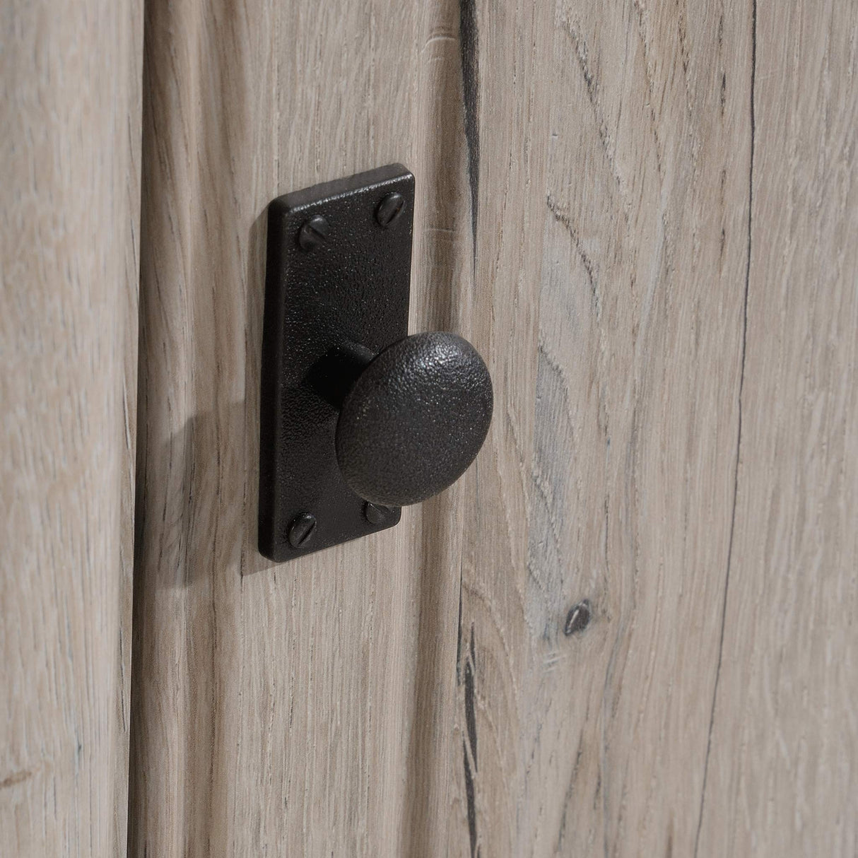 Sauder 424814 Palladia Computer Desk with Hutch, Split Oak Finish Sauder