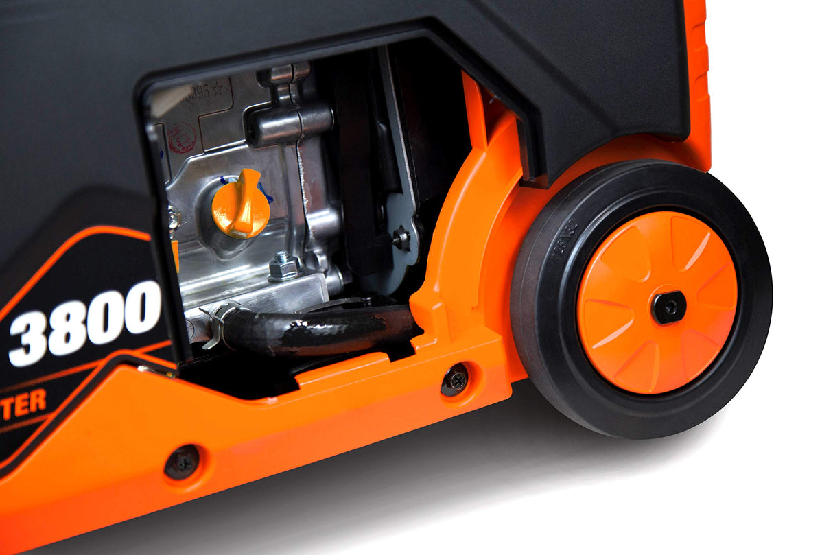 WEN 56380i Super Quiet 3800-Watt RV-Ready Portable Inverter Generator with Fuel Shut-Off and Electric Start WEN