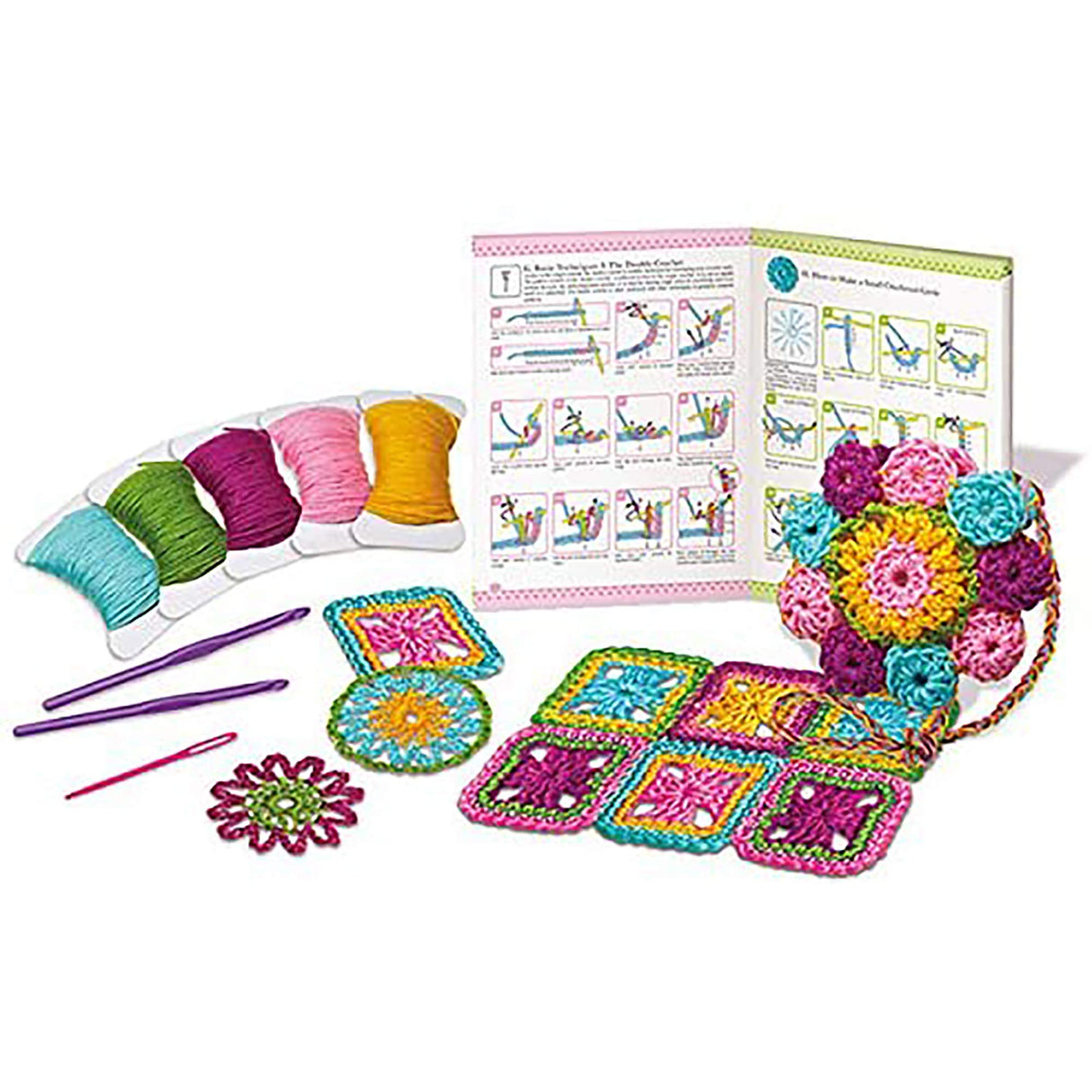 4M 3625 Easy-To-Do Crochet Kit - DIY Arts & Crafts Yarn Gift for Kids & Teens, Boys & Girls 4M
