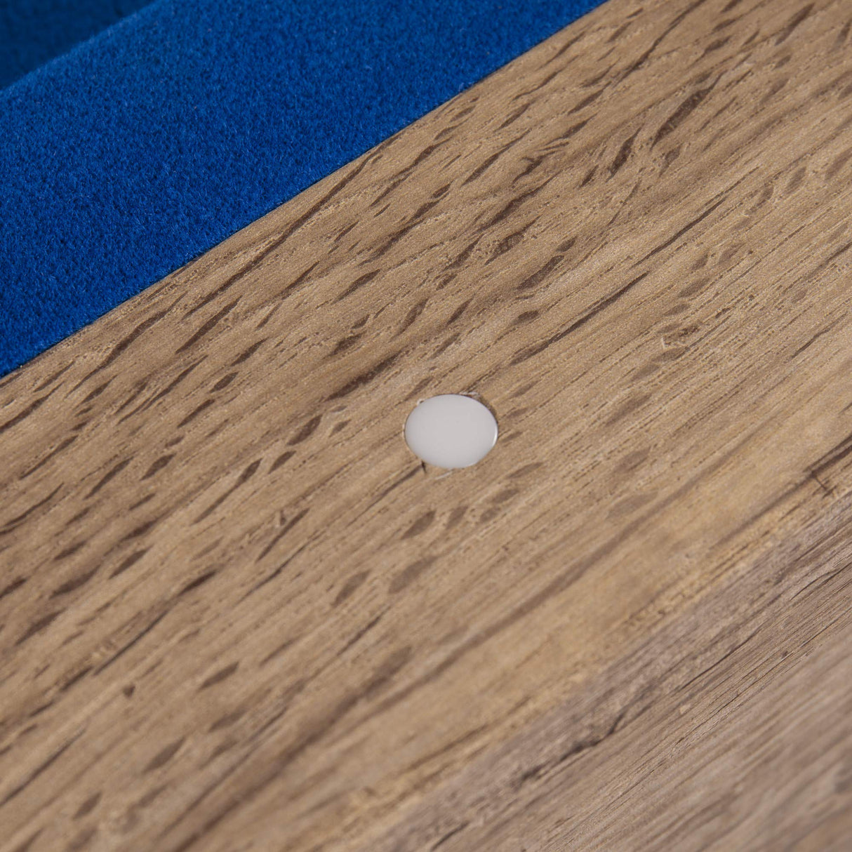 American Legend Kirkwood 84” Billiard Table with Rustic Blond Finish, K-Shaped Legs and Royal Blue Cloth American Legend