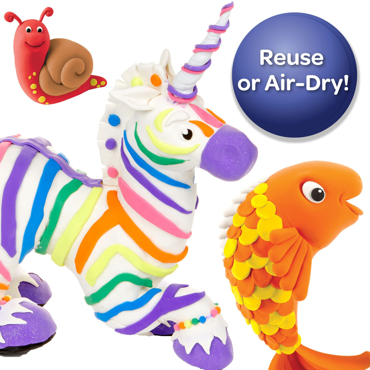 Crayola Model Magic (75ct), Kids Modeling Clay Alternative, 1oz Packs, School Supplies, Air Dry Clay, Modeling Material, Ages 3+ Crayola