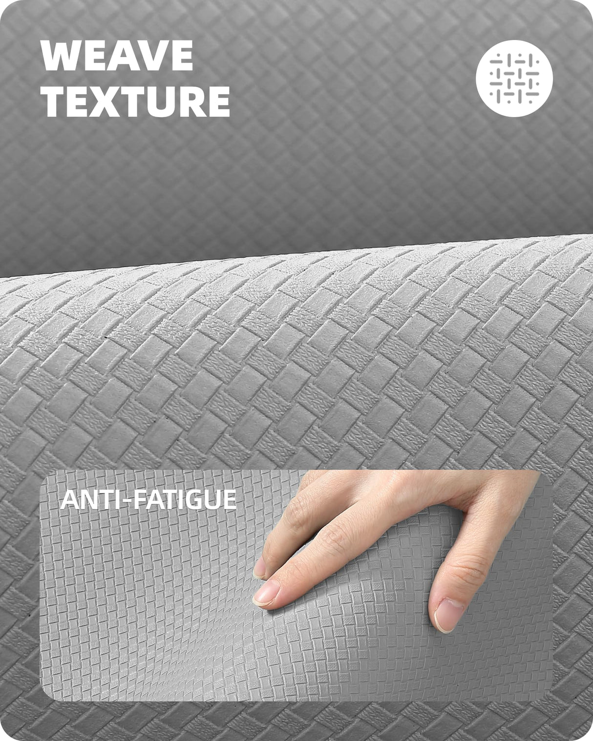 Color&Geometry Kitchen Rugs, Kitchen Runner Rug Kitchen Floor Mat, Cushioned Anti-Fatigue Kitchen Mat, Non Slip Waterproof Comfort Standing Padded, Color&Geometry