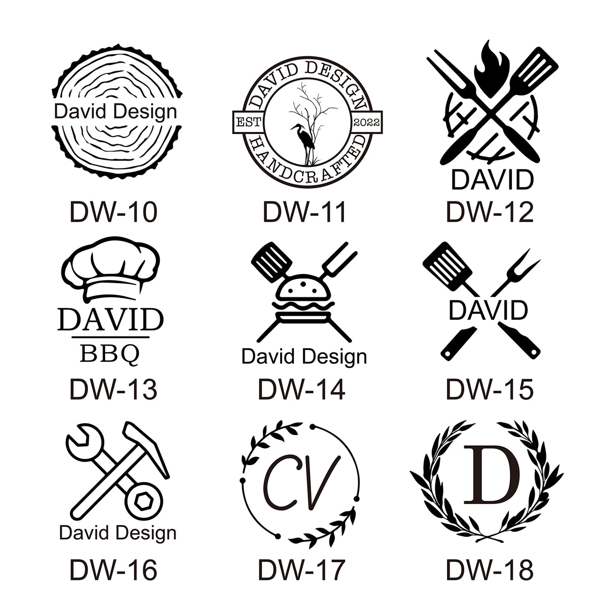 Custom Electric Wood Branding Iron with Brass Stamp - Personalise Your Crafting with Deironply Deironply