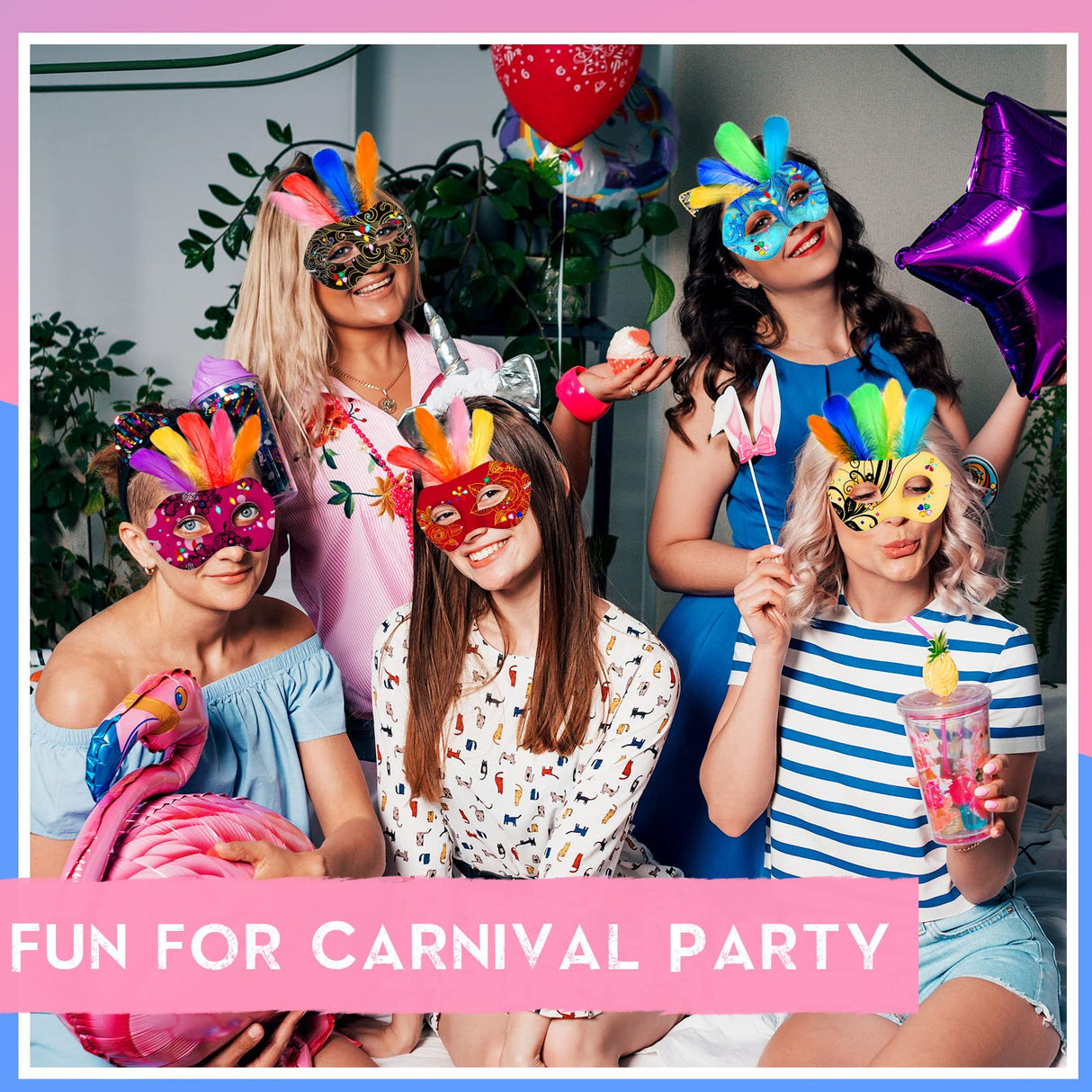 Leyndo 24 Pack Paper Mache Art Masks and 1154 Pcs Gem Stickers Self Adhesive Jewels Stickers Half Face White Craft Masks DIY Blank Masks Set for Leyndo