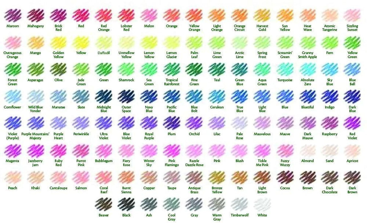 Crayola Colored Pencils Set (120ct), Coloring Book Pencils, Holiday Gifts for Kids, Bulk Colored Pencil Kit, Art Supplies, Ages 3+ Crayola