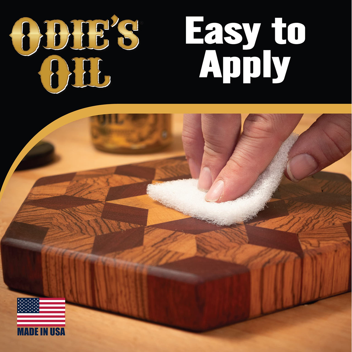 Odie's Oil • Universal Finish for Wood • Leather • Plastic • Vinyl • Metal and More • 9 Ounce Glass Jar • Food Safe and Solvent Free Non Toxic Finish ODIE'S