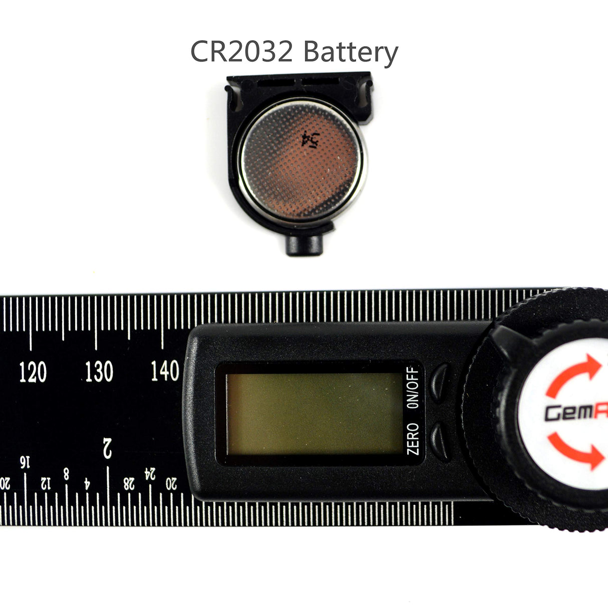 GemRed 82305 Digital Angle Finder Protractor (Aluminum) GemRed