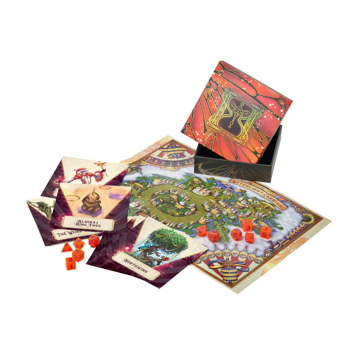 The Witchlight Carnival Dice & Miscellany (Feywild Adventure D&D Accessories) (Dungeons & Dragons) Dungeons & Dragons