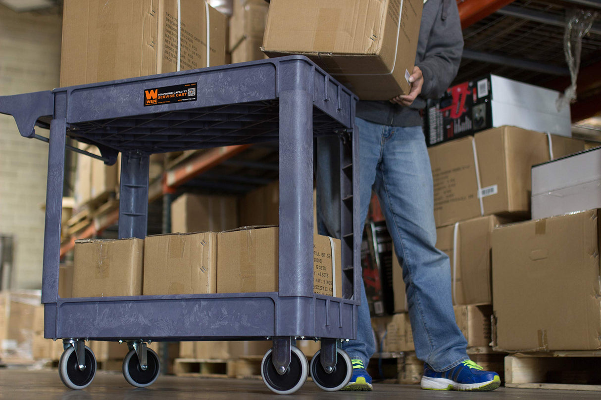 WEN Service Utility Cart, 500-Pound Capacity, 40 x 17-Inch WEN