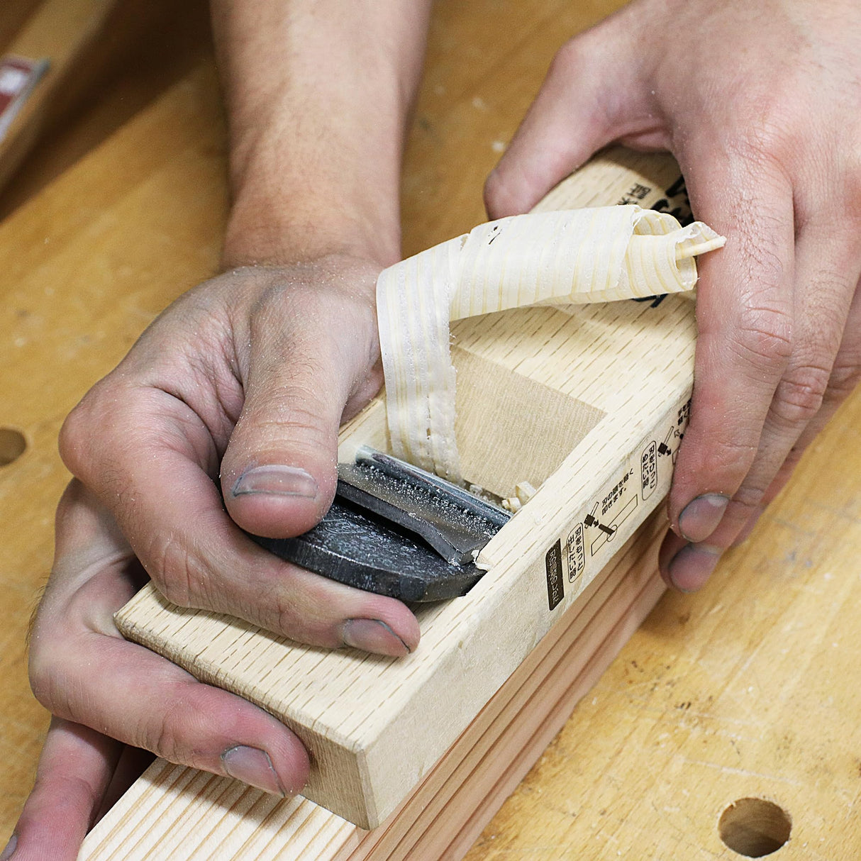 KAKURI Japanese Block Plane for Woodworking 42mm, Aogami Blue Steel No.2 Blade, Professional Hand Planer Tool, Made in JAPAN KAKURI