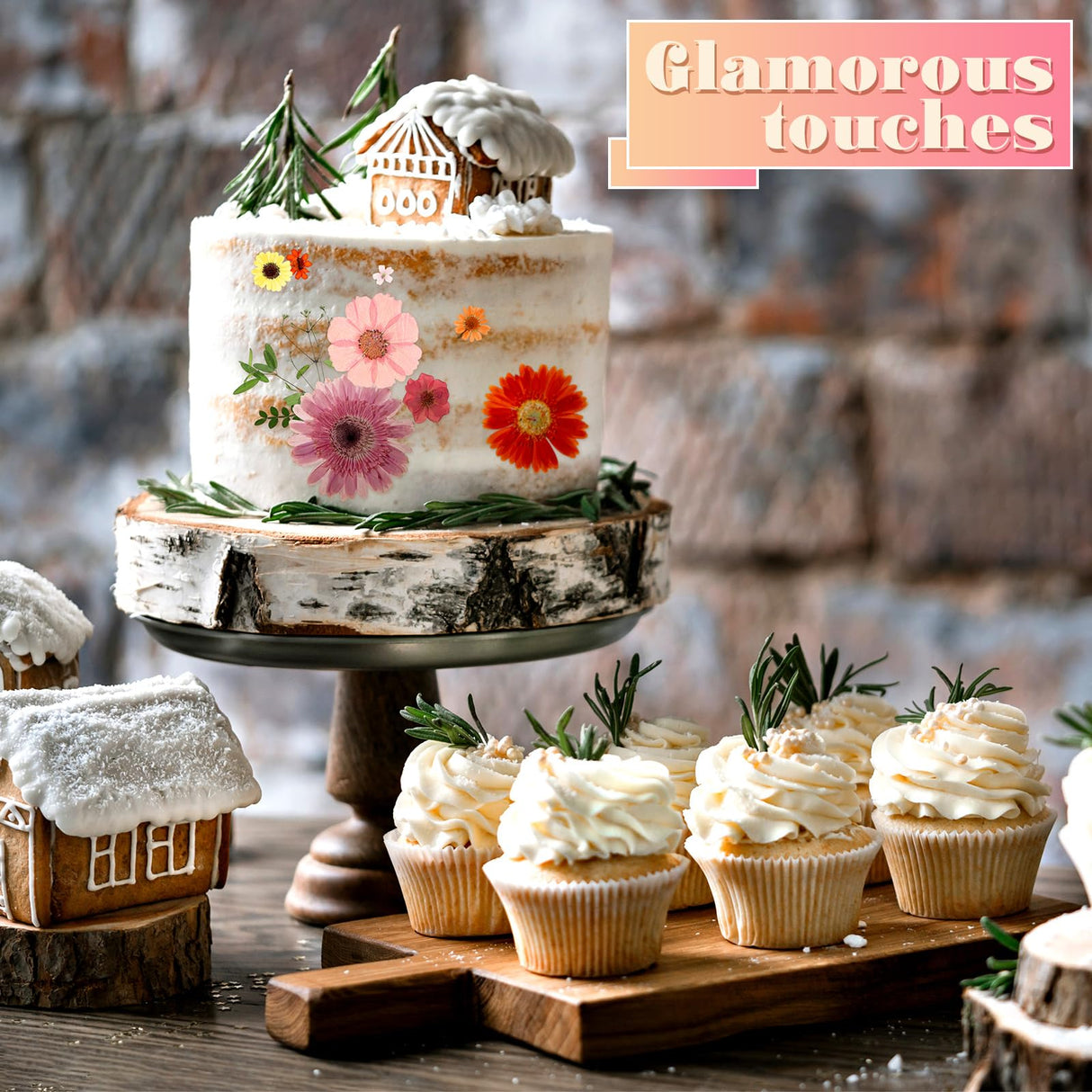 eBoot 72 Pcs Dried Pressed Flowers for Resin Molds Real Pressed Flowers Dry Leaves Bulk Natural Herbs Kit for Scrapbooking DIY Art Crafts Jewelry EBOOT