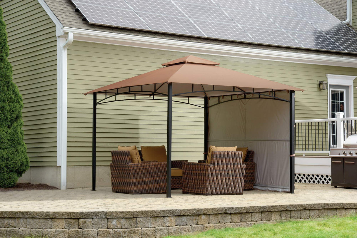 ShelterLogic 24011 Redwood Gazebo – 11 ft. x 11 ft., Bronze Arrow Storage Products