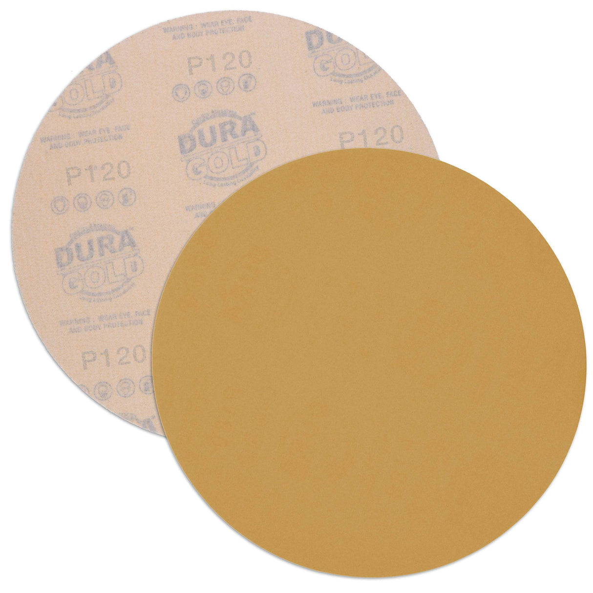 Dura-Gold Premium 9" Drywall Sanding Discs - 120 Grit (Box of 10) - High-Performance Sandpaper Discs with Hook & Loop Backing, Fast Cutting Aluminum Dura-Gold