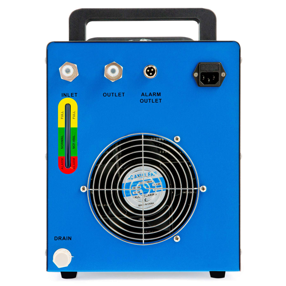 OMTECH 9L Industrial Water Chiller 2.6gpm Water Cooling System CW-3000 Water Cooler for 40W K40 CO2 Laser Engraving & Cutting Machines, Radiates 50W OMTech