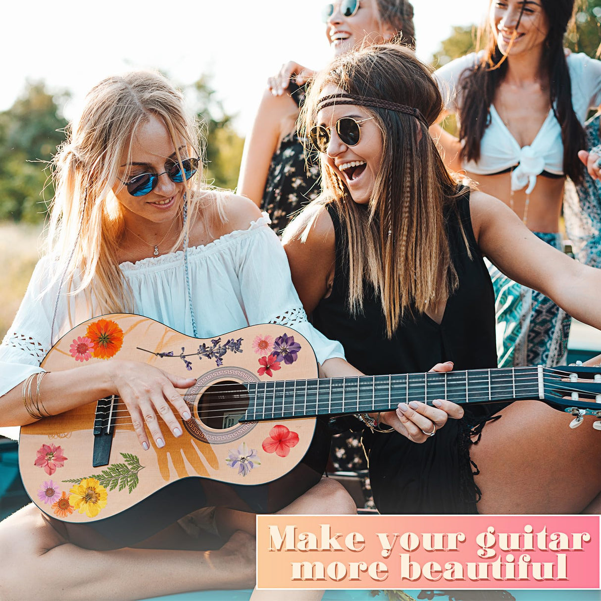 eBoot 72 Pcs Dried Pressed Flowers for Resin Molds Real Pressed Flowers Dry Leaves Bulk Natural Herbs Kit for Scrapbooking DIY Art Crafts Jewelry EBOOT