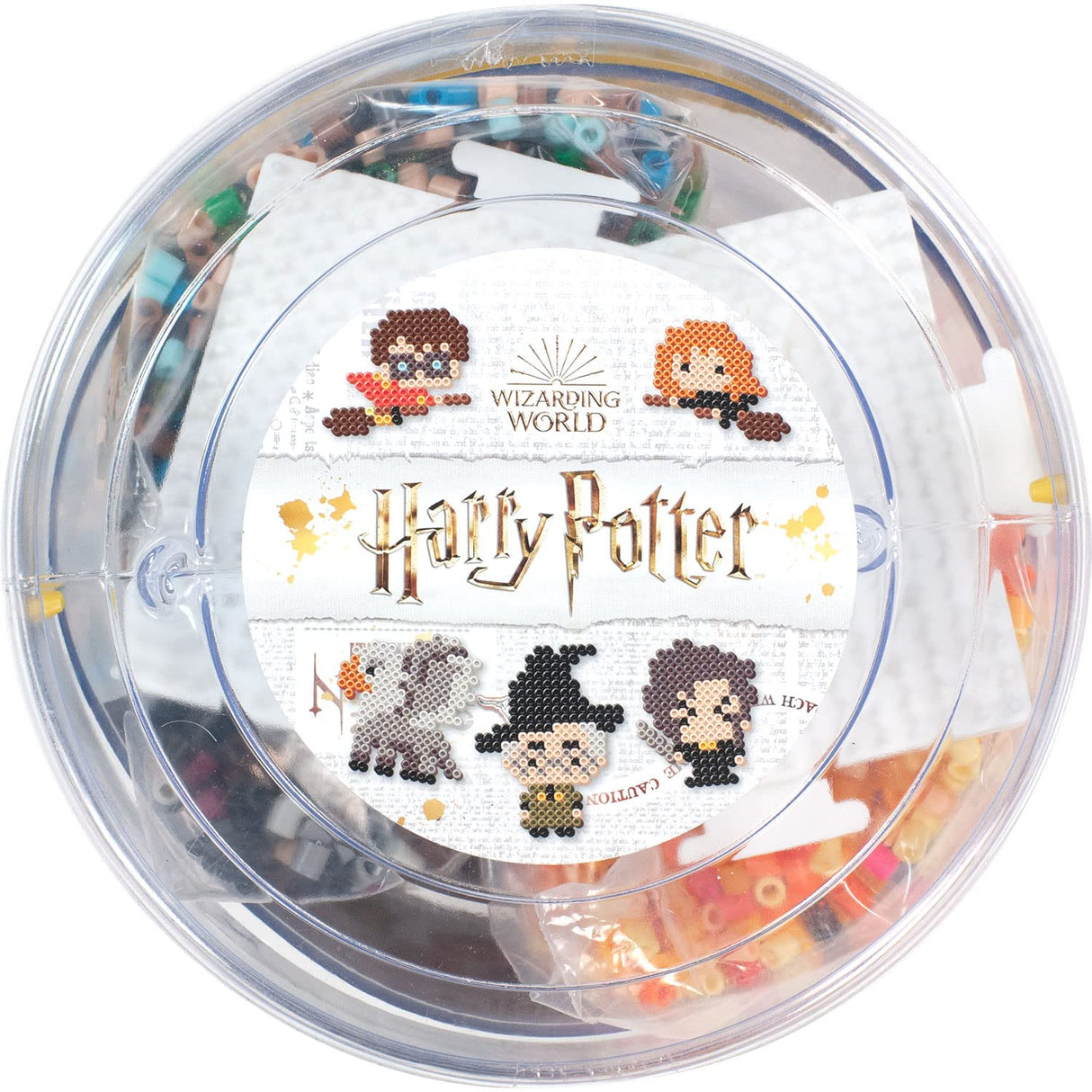 Perler 80-42968 Big Bucket Harry Potter Fuse Bead Kit for Kids and Adults, Comes with 27 Patterns, Multicolor, 8504pcs Perler