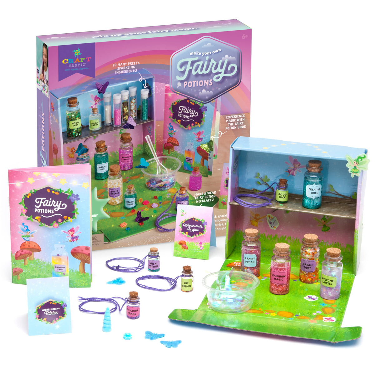 Craft-tastic – Fairy Potions Craft Kit – Make 9 Magical Fairy Potions Craft-tastic