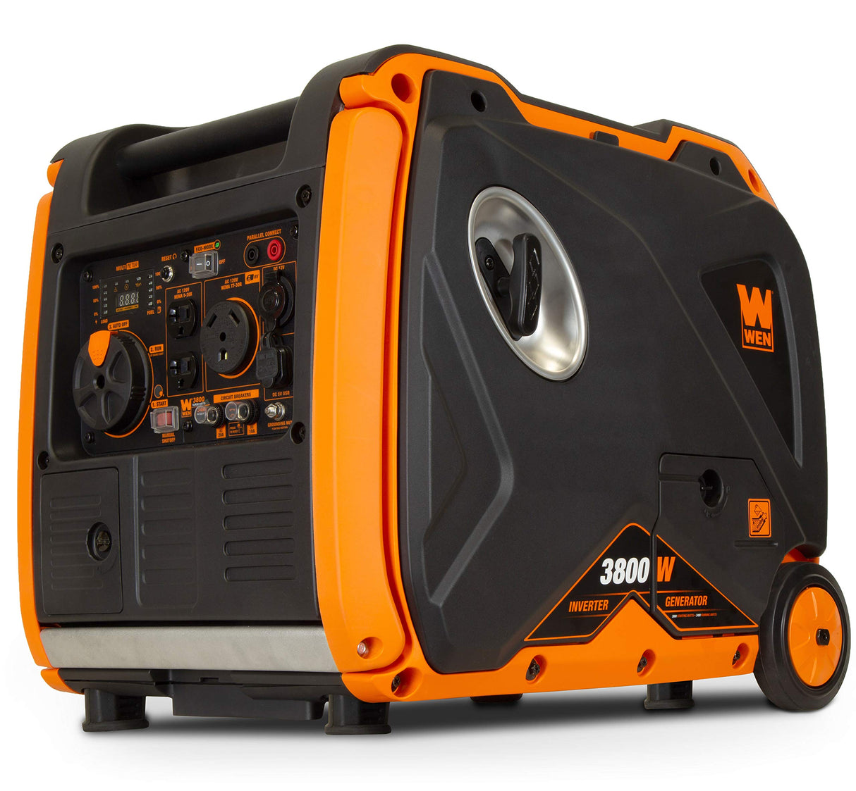 WEN 56380i Super Quiet 3800-Watt RV-Ready Portable Inverter Generator with Fuel Shut-Off and Electric Start WEN
