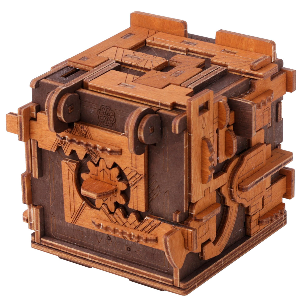 WOODEN.CITY Challenging Escape Room Puzzle Box - Hard Puzzle Box - Cluebox Escape Puzzle - Difficult Puzzle Box - 3D Escape Room Puzzle - Brain WOODEN.CITY