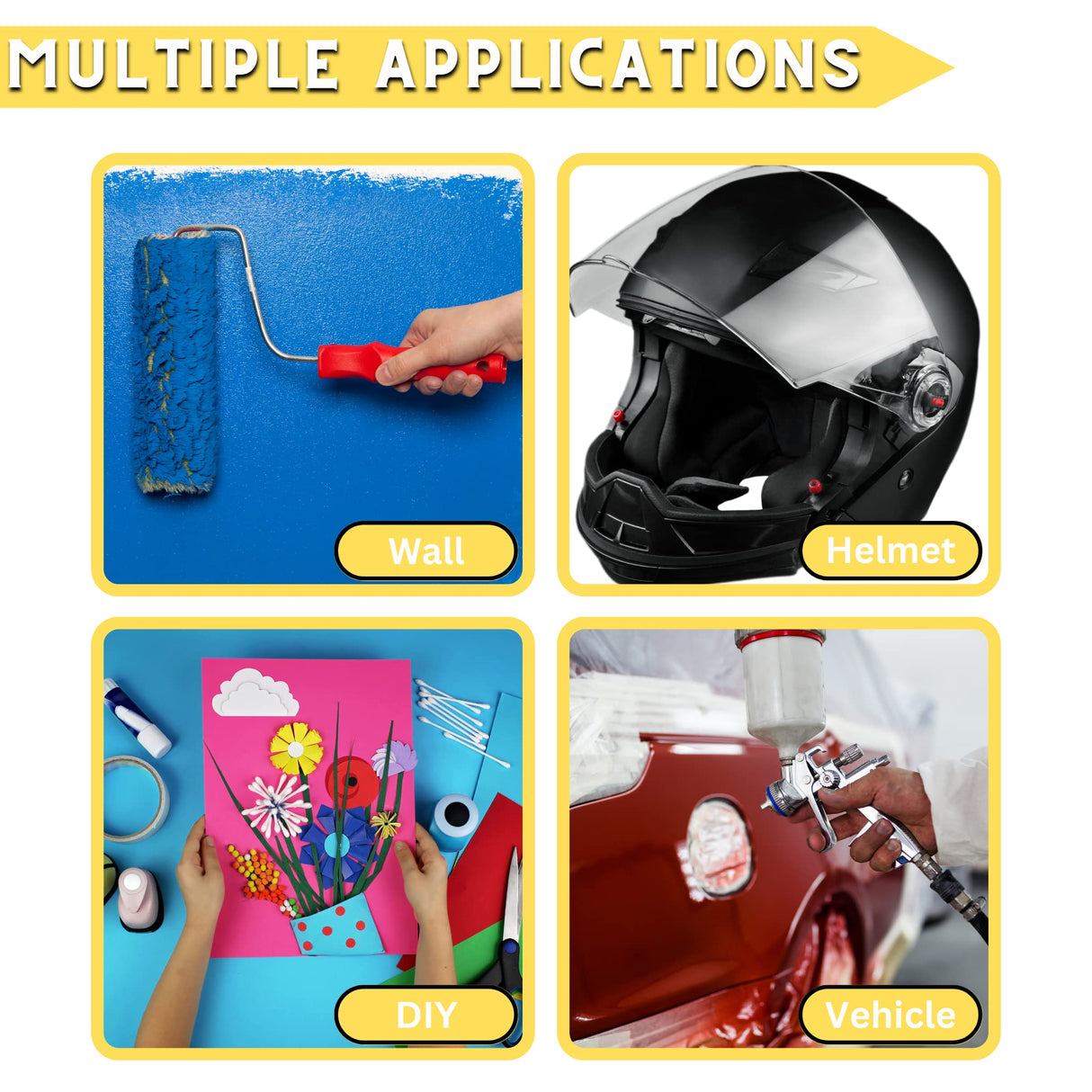 DOAY 5 Rolls Pinstripe Tape - Masking Tape 1/16", 1/8", 1/4", 1/2", 3/4" - Thin Painters Masking Automotive Tape for DIY, Car, Auto, Paint, Art, DOAY