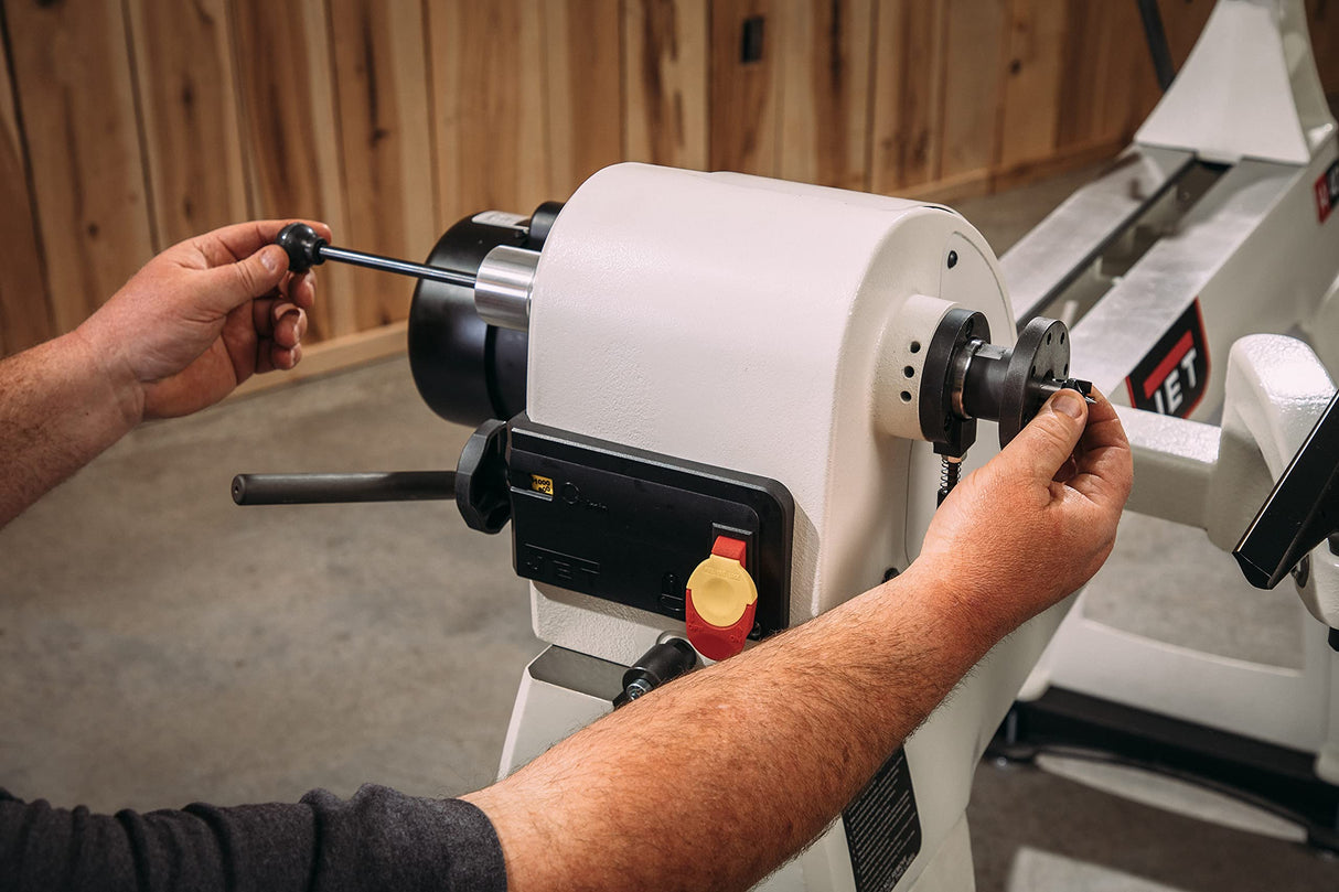 JET 14" x 40" Variable-Speed Woodworking Lathe, 1 HP, 1Ph 115/230V (JWL-1440VSK) Jet