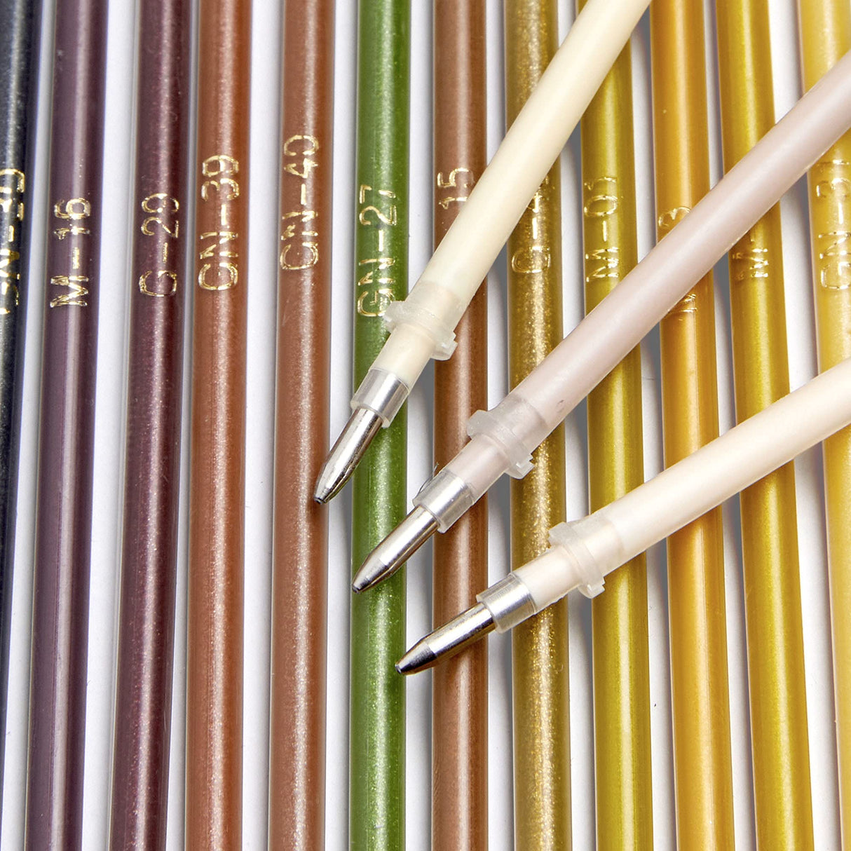 OfficeGoods Gel Pen Refills - 24 Individual Colors - Fits Most Gel Pens - Fast Drying Ink - Perfect for Artists, Adult & Kids Coloring Books, OfficeGoods