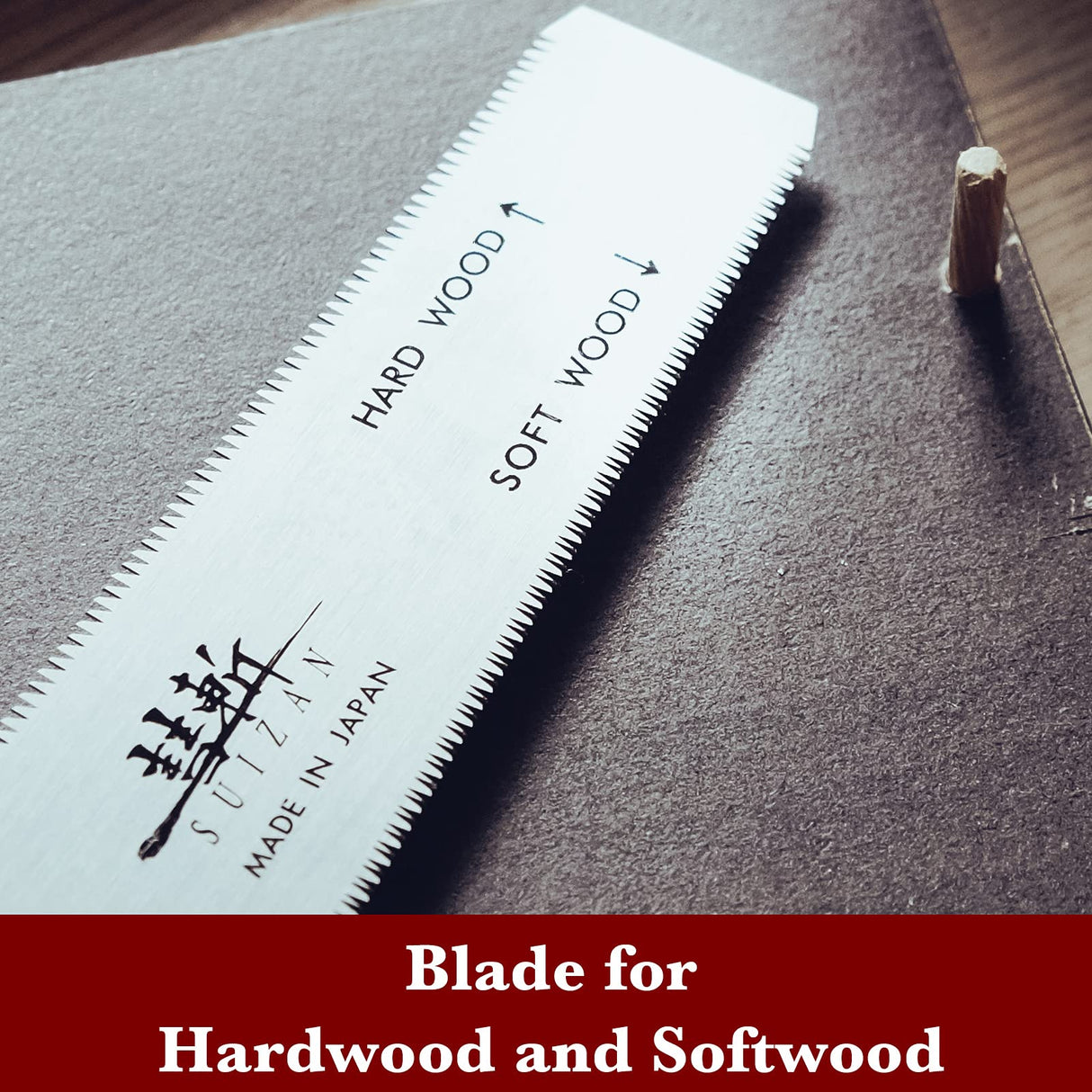 SUIZAN Japanese Flush Cut Saw Small Hand 5 Inch Pull for Hardwood and Softwood Woodworking tools Trim SUIZAN