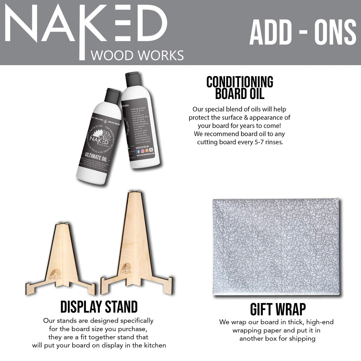 USA Hand Crafted Custom Cutting Boards Make Great mens gifts for Christmas Gifts for Woman or Wedding gifts, Anniversary Gifts, or Christmas Gifts NakedWoodWorks