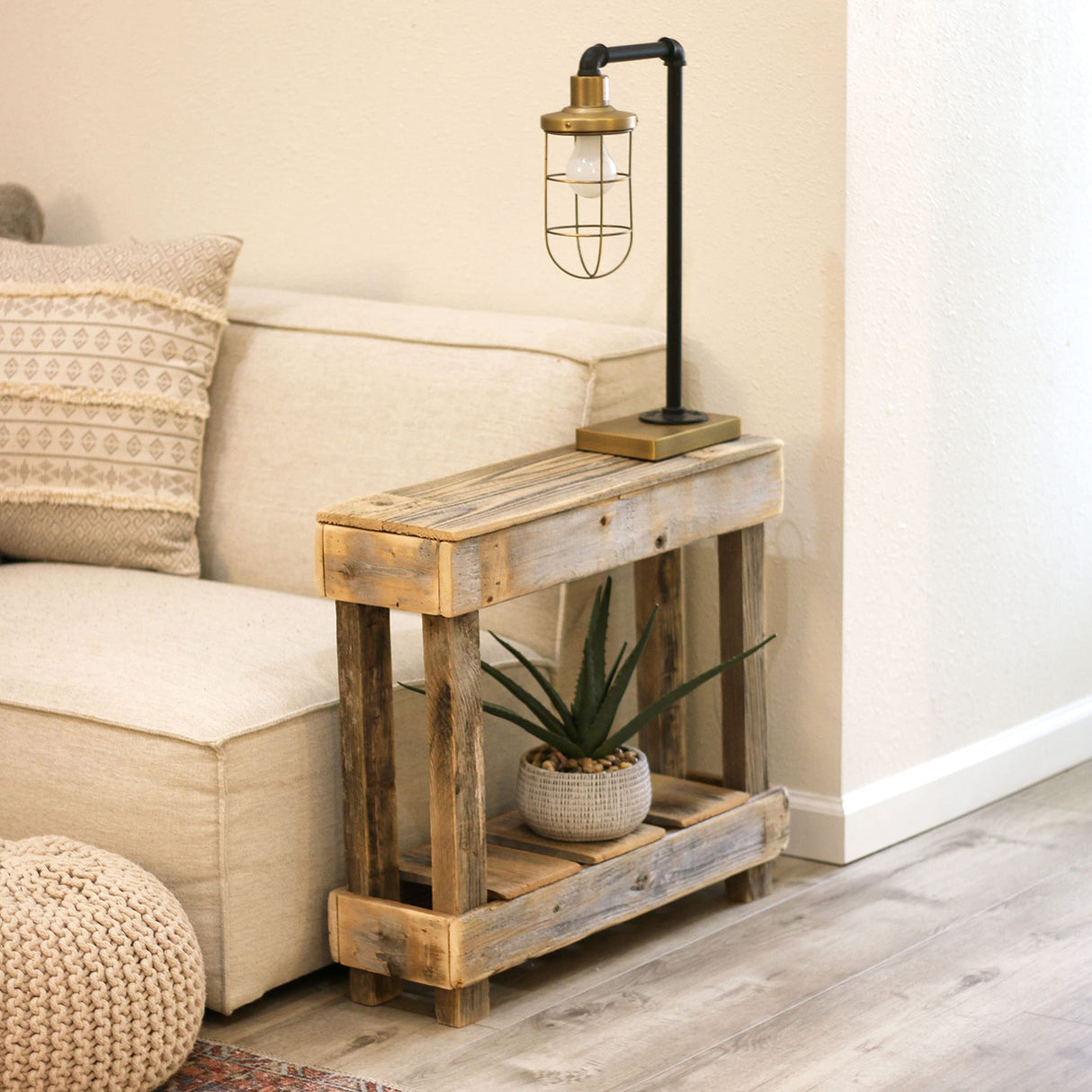 Luxe Accent Side Table (Natural) Doug and Cristy Designs