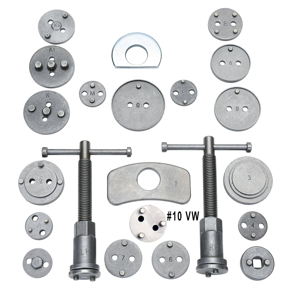8MILELAKE Disc Brake Caliper Compressor Wind Back Tool 24pc Professional Caliper Tool Set 8MILELAKE