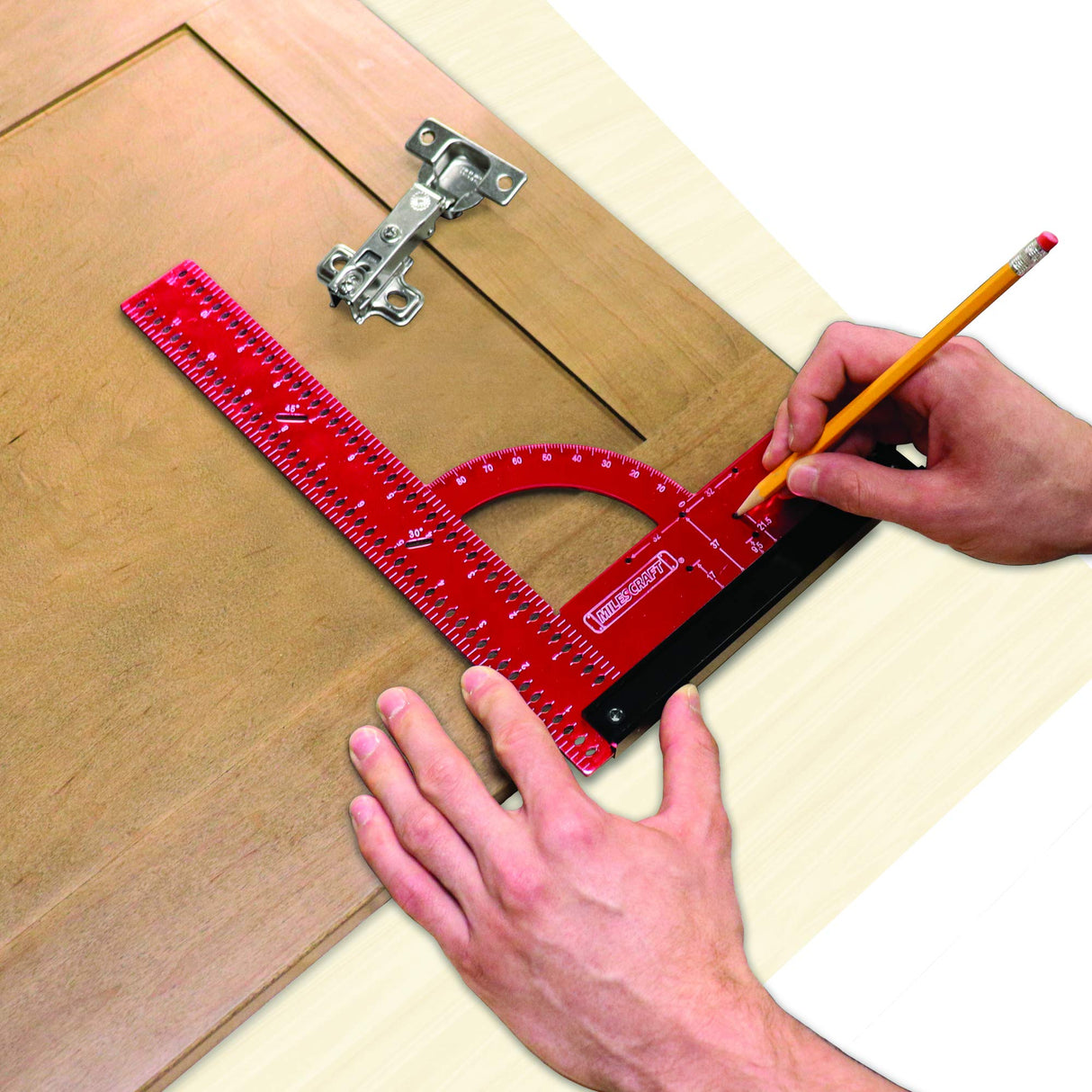 Milescraft 8410 MC-Square300 (imperial) - Aluminum Framing and Woodworking Square Milescraft