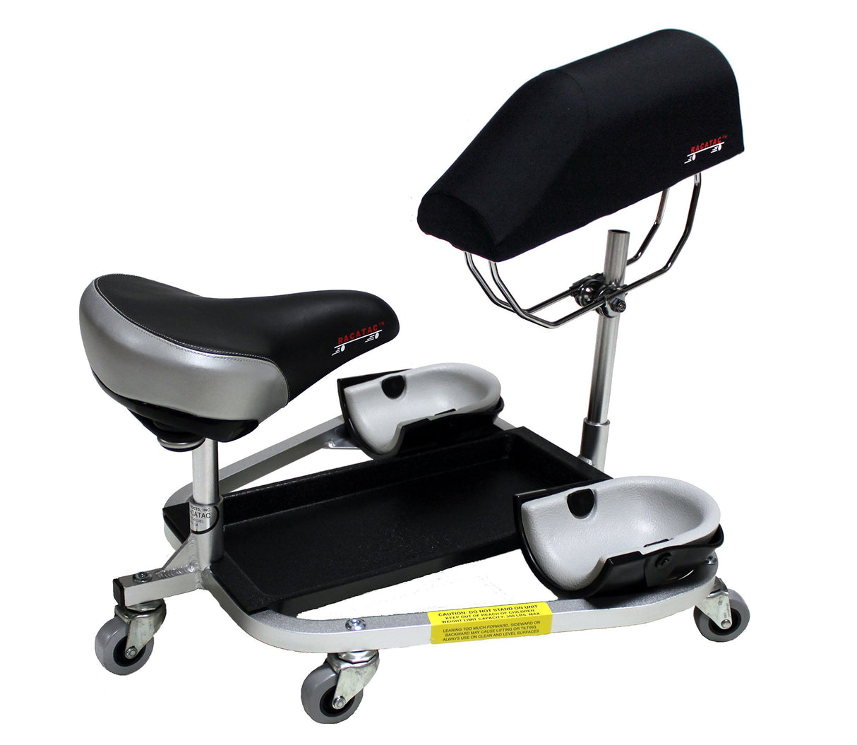 RACATAC Kneeling Sitting Creeper 3" Casters with Chest Support 01RAC3CS WoodArtSupply