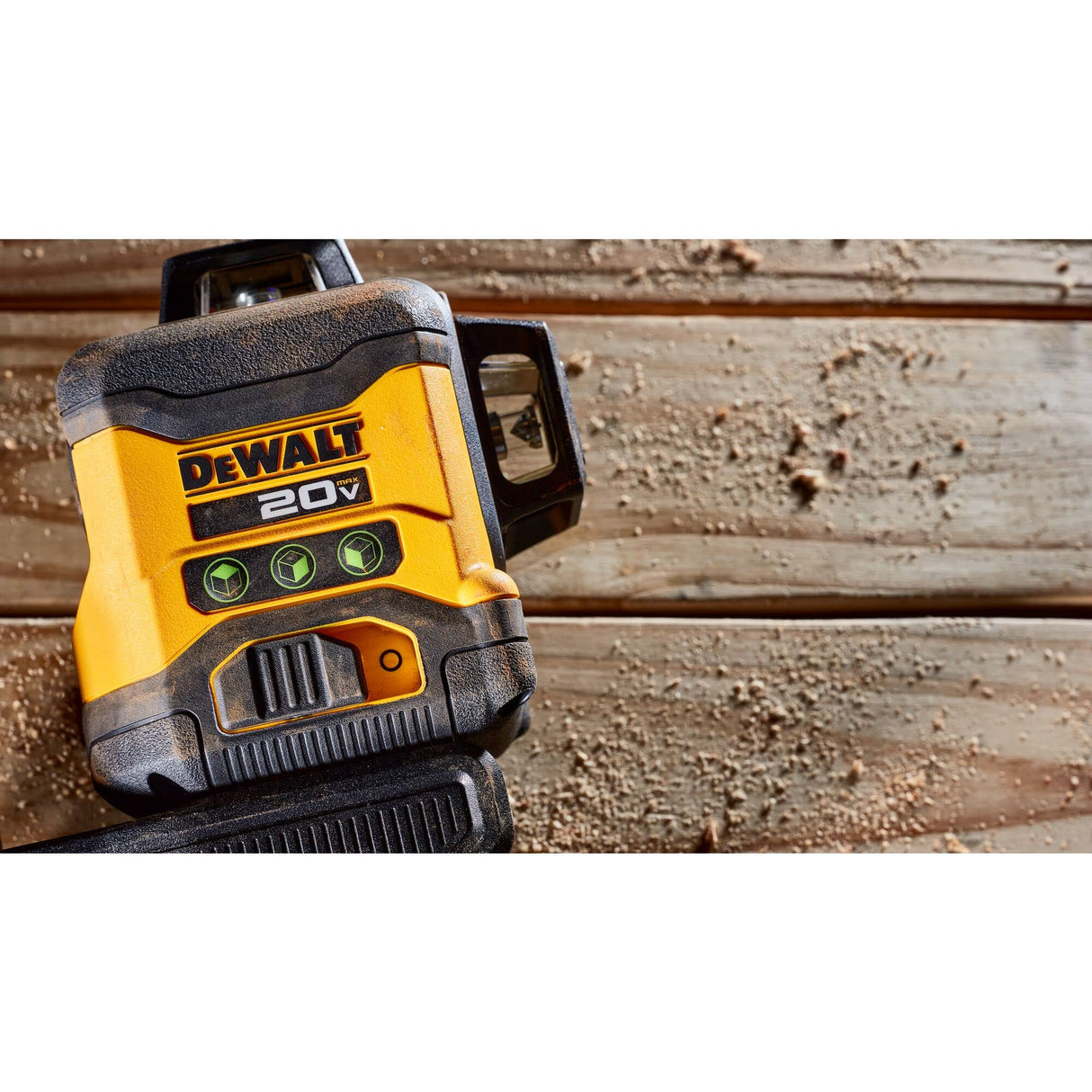 DEWALT 20V MAX Laser Level, Cross Line Laser, 3X360, Green, Bare Tool Only (DCLE34031B),Black DEWALT