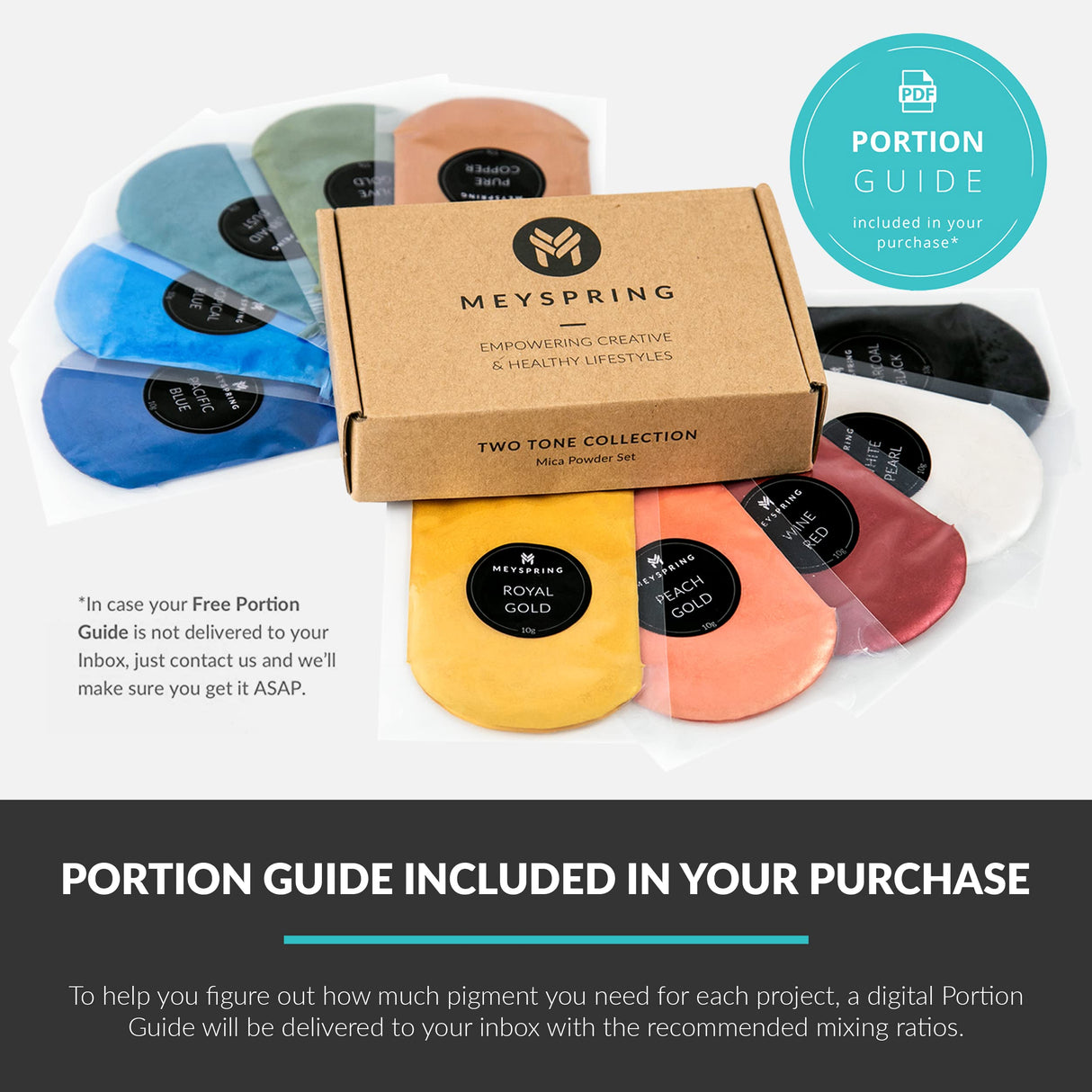 MEYSPRING Two Tone Collection - Mica Powder for Epoxy Resin - New Generation of Epoxy Resin Color Pigment - 100% Mineral, Skin-Safe, and Inert MEYSPRING