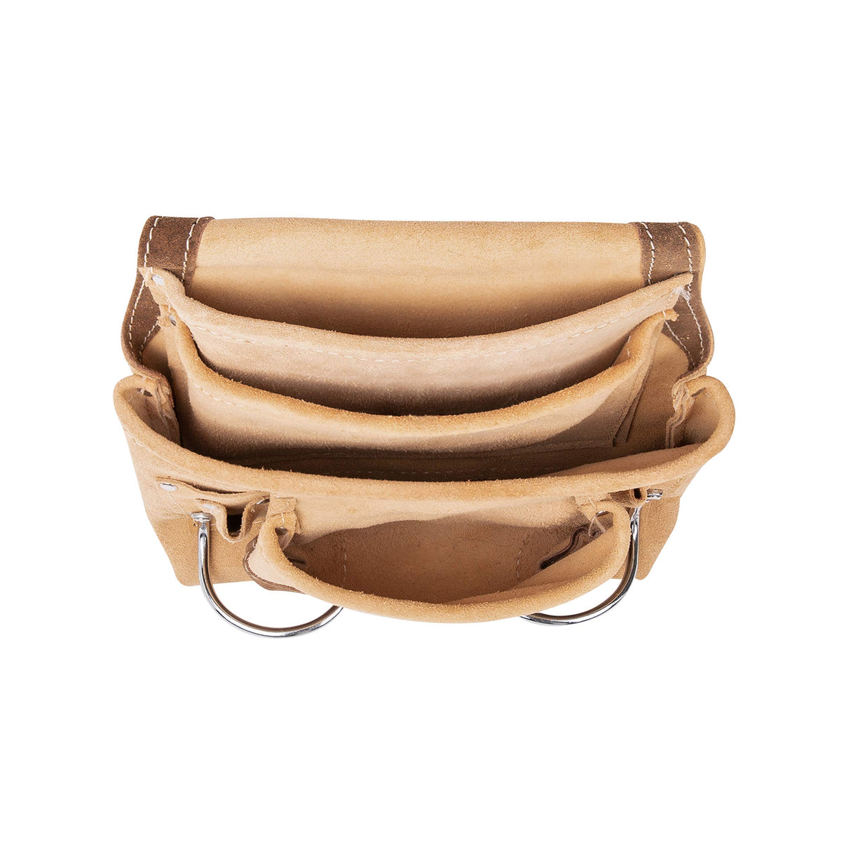 LAUTUS Leather Tool Pouch Bag |Carpenter, Construction, Framers, Handyman |2 Hammer Holders, 10 Pockets| LAUTUS