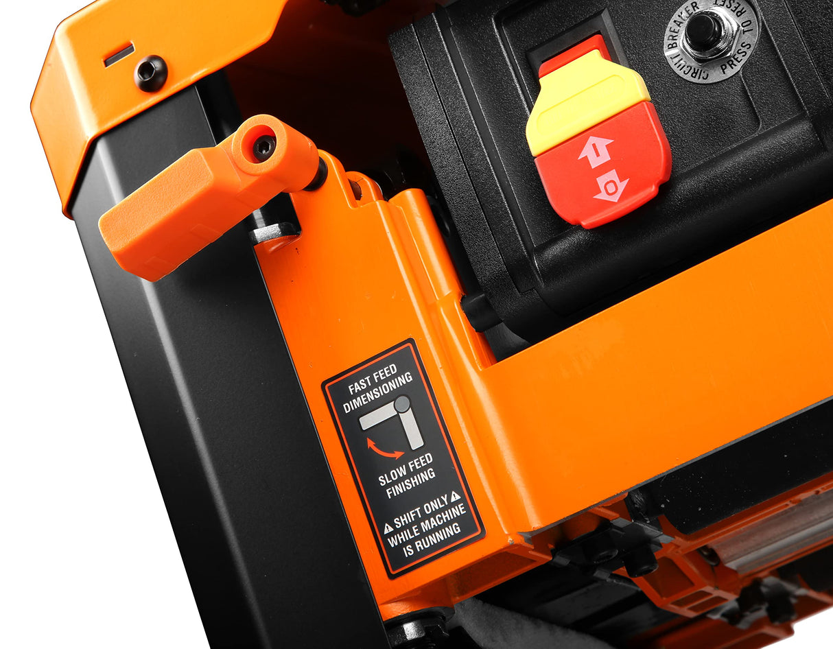 WEN Thickness Planer, Two Speed, 13-Inch Spiral Blade, Benchtop (PL1337) WEN